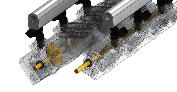 Honda J-Series ITB view 3